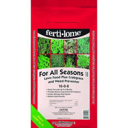 Ferti-Lome 40 lbs 16-0-8 For All Seasons II Lawn Food & Weed Preventer FE396139